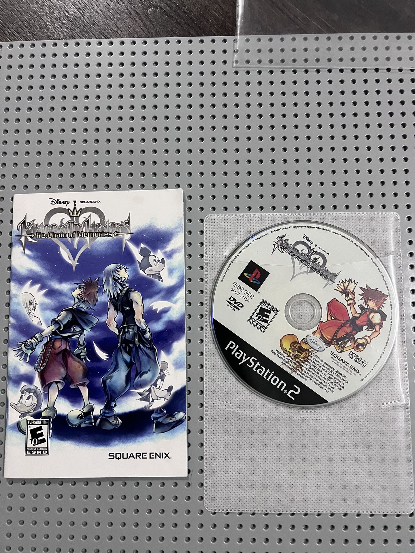 Kingdom Hearts Re: Chain of Memories (Sony PlayStation 2, 2008) DISC ONLY