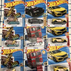 Hot Wheels cars