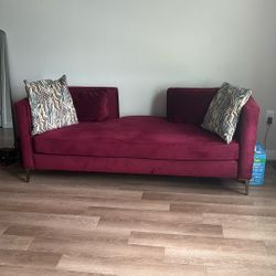 Velvet Burgundy Daybed $150 OBO
