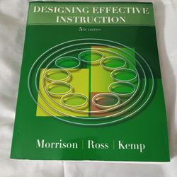 Designing Effective Instruction 5th Edition