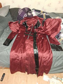 Red and black Gothic cout 3x large size