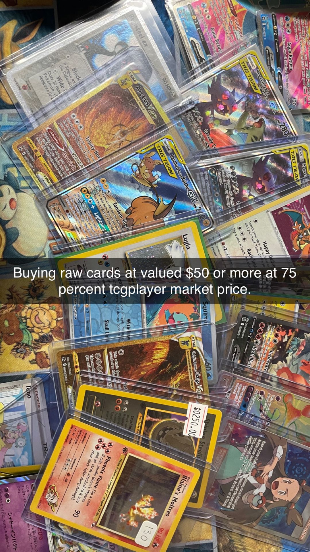 Raw Cards Over $50