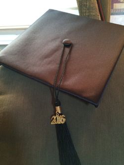 Graduation cap and gown