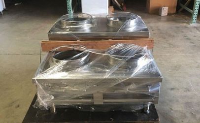 NSF 36ins double step up chinese wok range US made US13X4