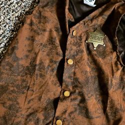 $5 Sheriff Vest Halloween Etc Or Play Kids Time