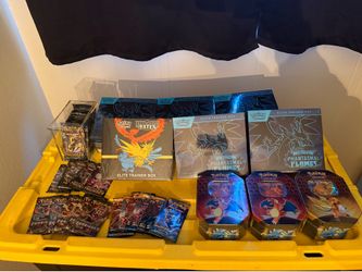 Pokemon Cards - Sealed (Hidden Fates, Phantasmal Flames, Lost Thunder, Sun & Moon, Forbidden Light)