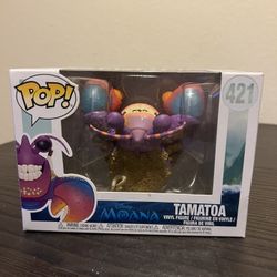 GLITTER Tamatoa Funko Pop #421 Moana Disney Shiny Crab Movies Films Animation