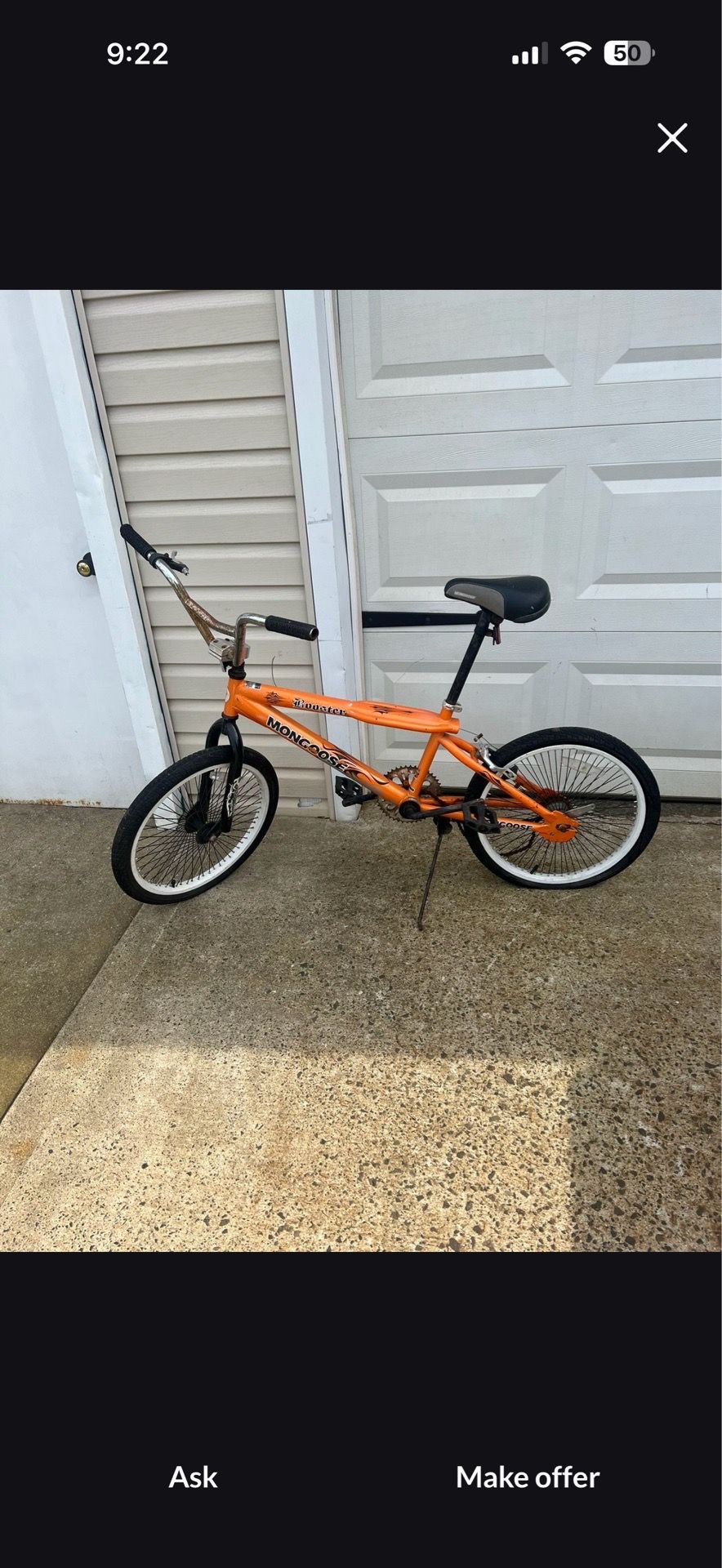 Vintage mongoose bike