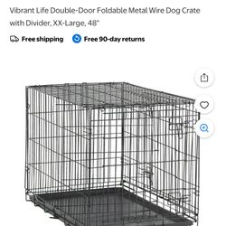 Dog Crate Extra Large 48 Inches
