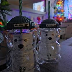 Christmas Gift BEAR GLASS 