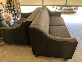 Couch and loveseat decent condition