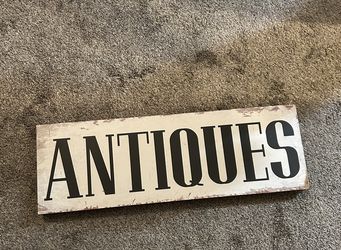 Sign 30” w x 10” T $15 Arciero st