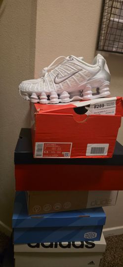 Nike Shox TL Women's Size 7 White Silver