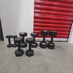 Vulcan Rubber Dumbbell Set