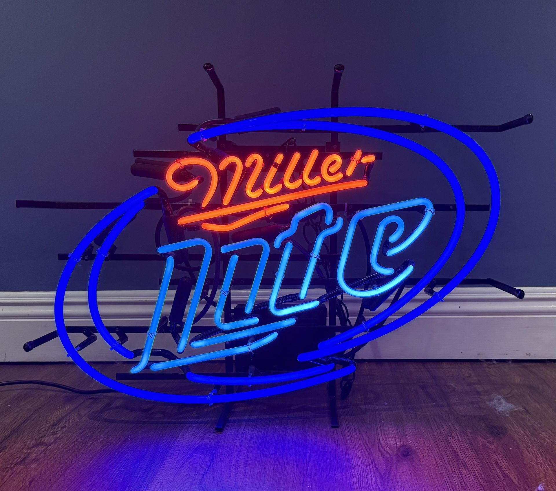 Miller Light Beer, Neon Bar Sign