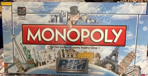 USAOpoly Monopoly Monopoly - RIM 25th Anniversary Ed SW Hasbro BRAND NEW