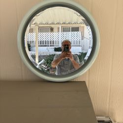 ART DECCO PORCELAIN MIRROR