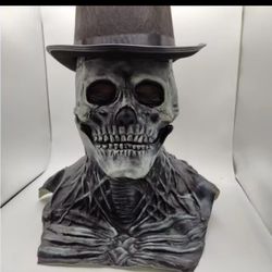 Skull Mask/ With Brain Showing, Full Head To Neck