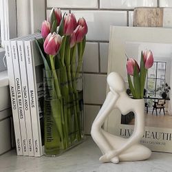 New Clear Book Vase