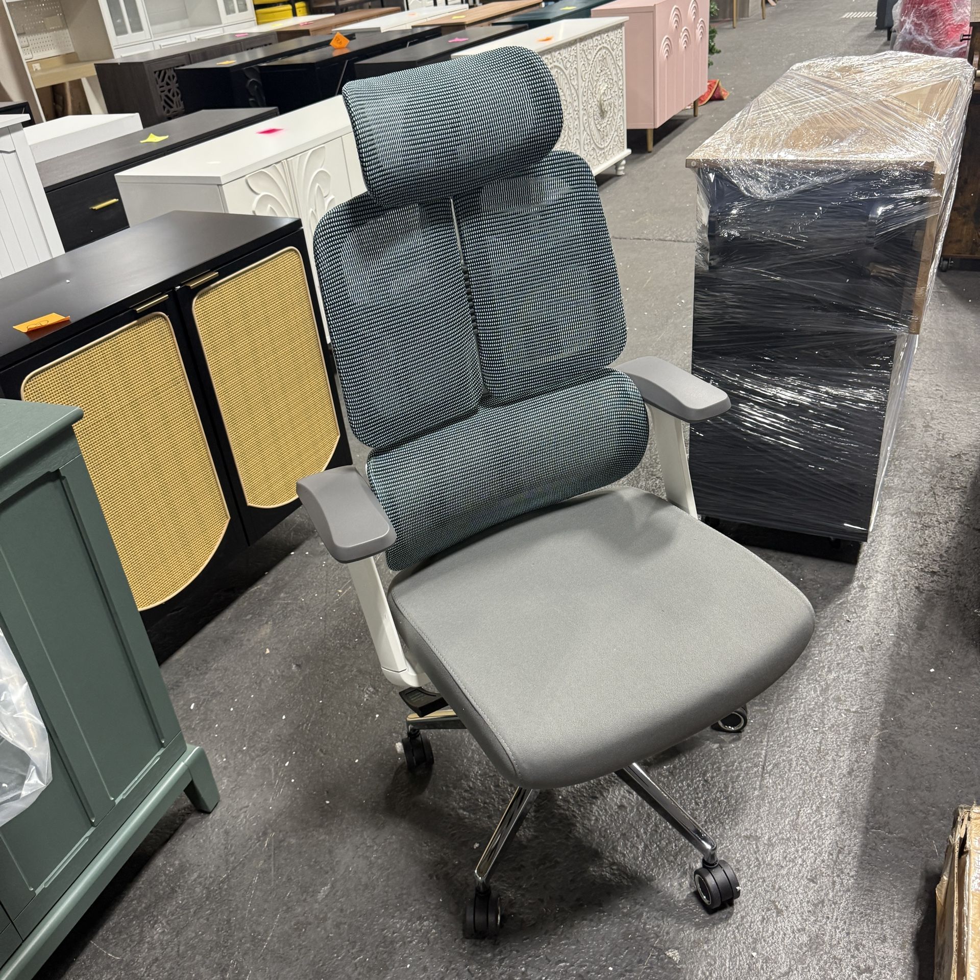 Ergonomic Office Chair 500 LBS Home Mesh Office Chair Comfortable Gaming Desk Chairs Adjustable 90-125° Tilt Rolling Computer Chairs with Wheel 3D Arm