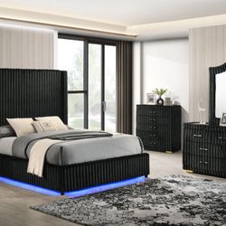 NEW ONLINE LUX BEDROOM FURNITURE SET - BED MATTRESS SPECIAL FINANCING AVAILABLE 