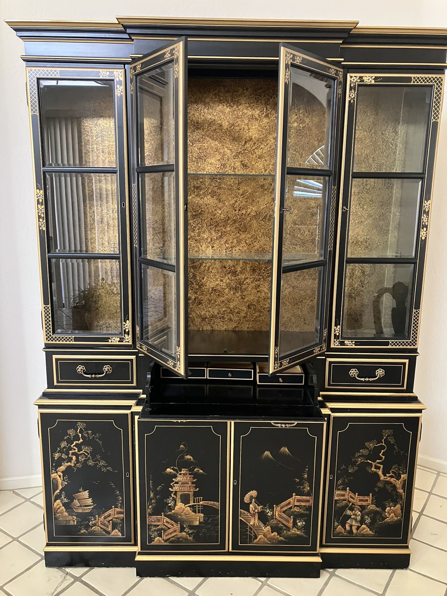 China Cabinet & Chair