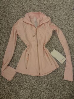 New Lululemon Define Jacket in light pink with tags