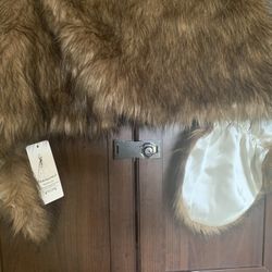Faux Fur Shawl