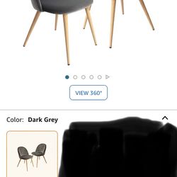 Gray velvet Chairs 