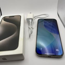 iPhone 15 Pro Fully Unlocked Good Condition With Box And Charger
