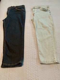 (2) Pair - Mens Jeans / Pants (44 X 28)