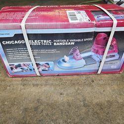 Brand new Chicago Electric Portable Variable Speed Band Saw Bandsaw Corded Item 47840