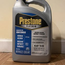 Prestone Platinum Asia Blue Antifreeze & Coolant Prediluted 50/50 1 Gallon