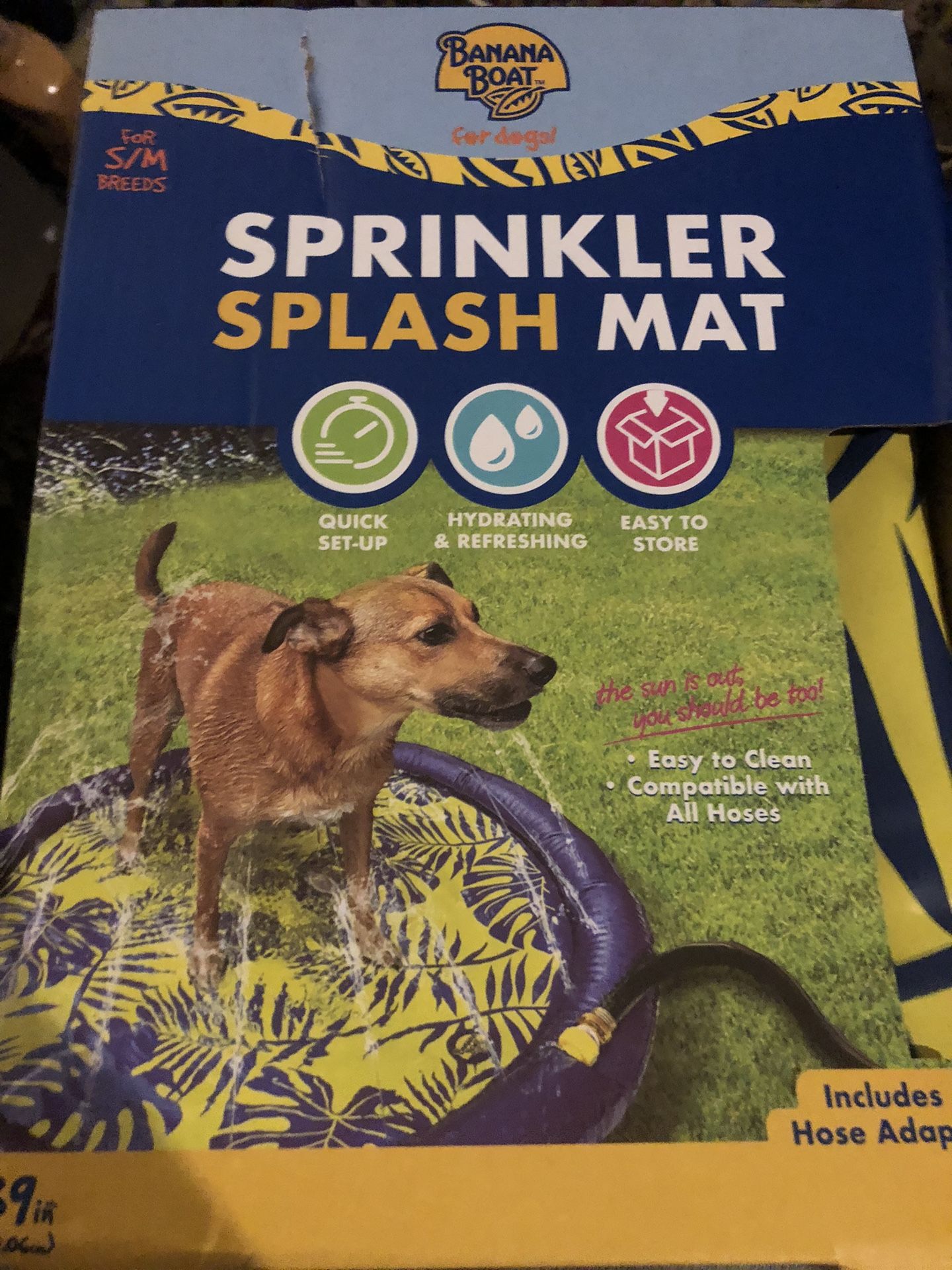banana boat Sprinkler Splash Mat