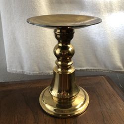 Brass Candle Stick Holder Gold