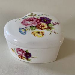 jubilee fine bone china england Trinket Box 