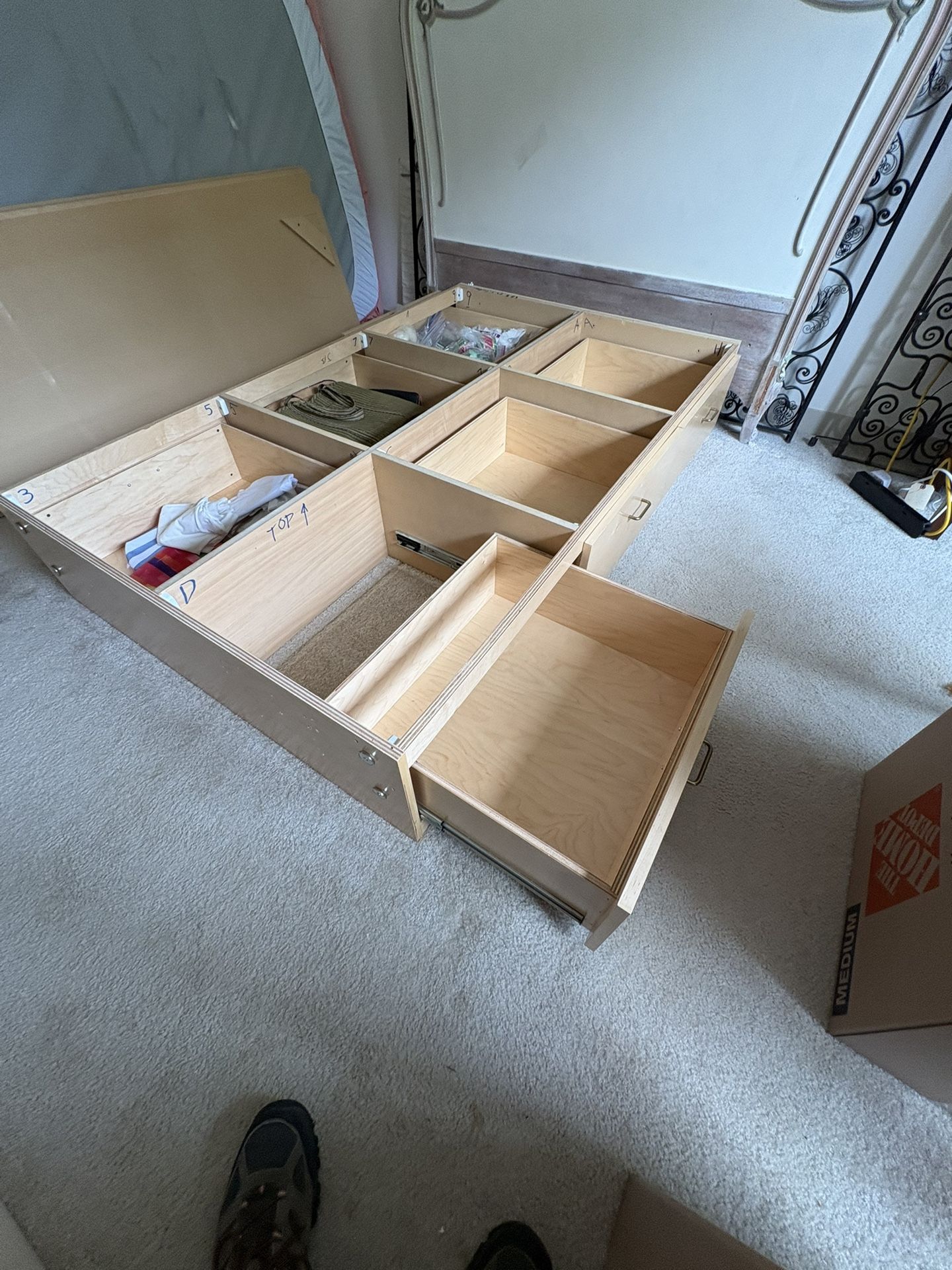 Drawer Base For Under Queen Mattress