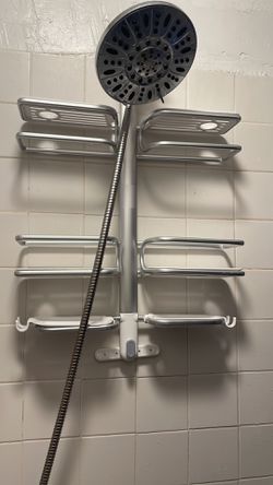Aluminum Hose Keeper Shower Caddy