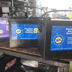 Used marine batteries