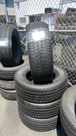 275/65/18 Goodyear Set Of 4 Tires 95% life Installed And Balanced Set De 4 Llantas Como Nuevas Instaladas Y Balanceadas