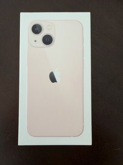 iPhone 13 mini pink complete box w/ stickers and info packet