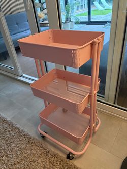Small metal trolley