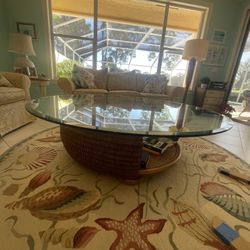 1/2 Inch Thick Glass Circle. 60 Inches.