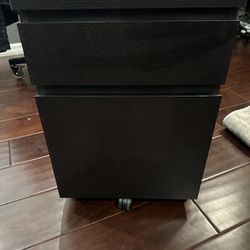 IKEA Black/brown File Cabinet / Excellent Condition 