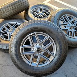 17" Jeep Gladiator New OEM Wheels And Tires 