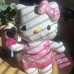 LARGE SIZE JUMBO PINK HELLO KITTY GRETTER 