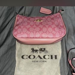 Pink Coach Handbag 
