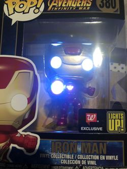 Pop/light up iron man