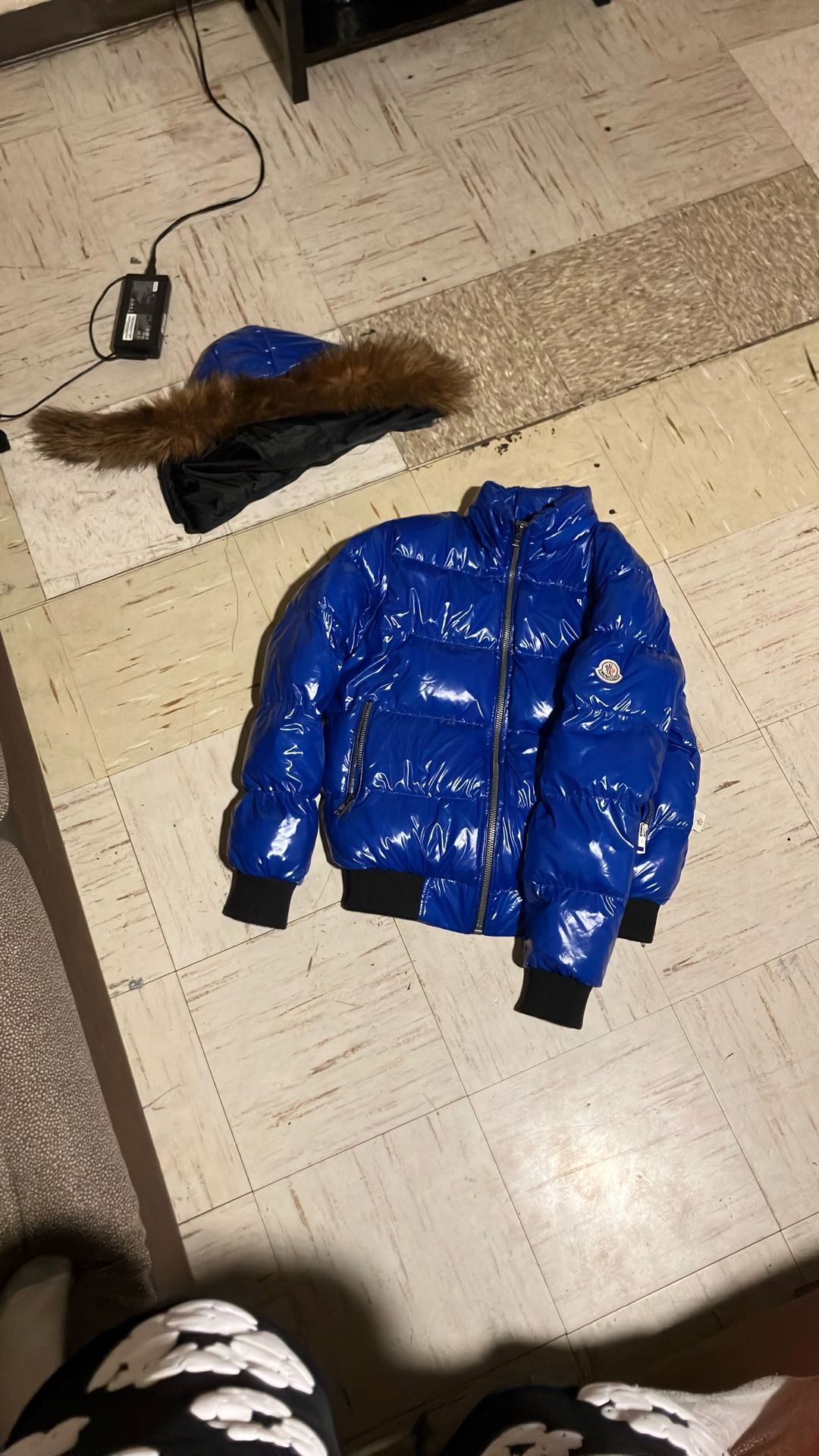 Blue Moncler Puffer
