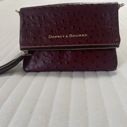 Dooney $ Bourke Ostrich Leather Crossbody 